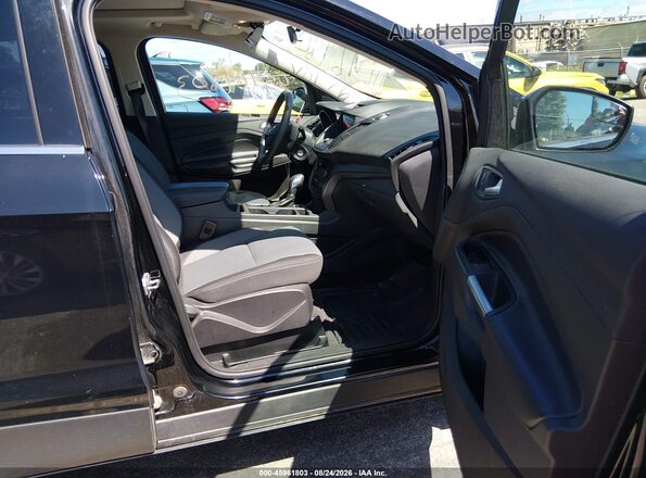 1FMCU9GD1JUC75378 2018 FORD ESCAPE Black Widok wnętrza z przodu