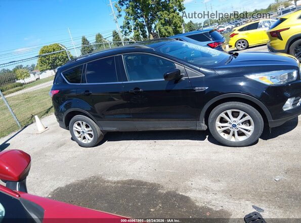 1FMCU9GD1JUC75378 2018 FORD ESCAPE Black Widok wnętrza z tyłu