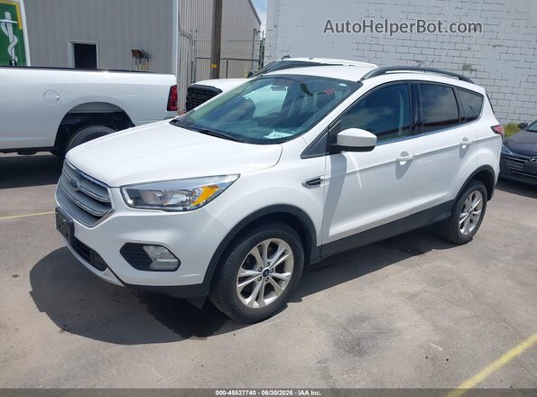 1FMCU9GD1JUD08539 2018 FORD ESCAPE White Front left