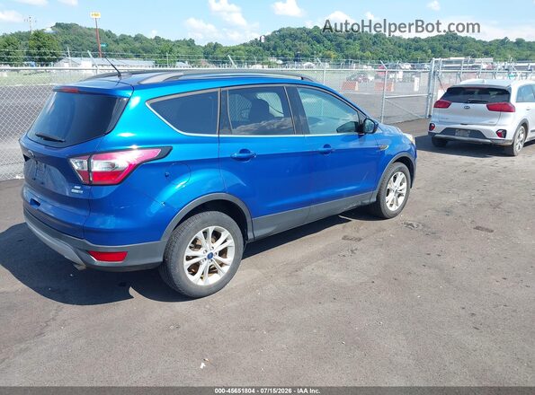 1FMCU9GD1JUD31075 2018 FORD ESCAPE Blue Հետևի աջ