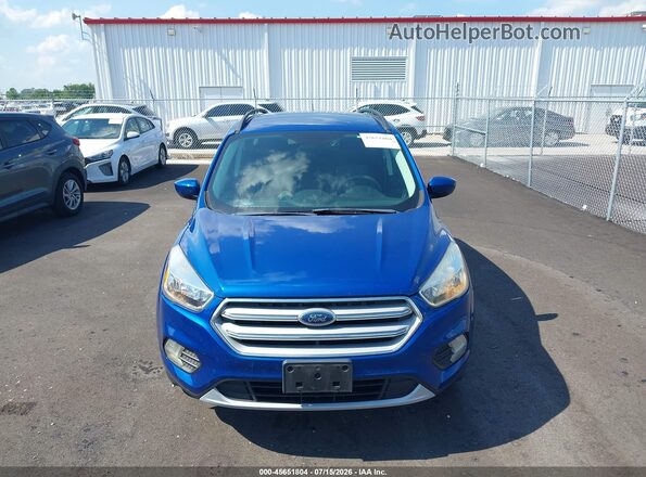 1FMCU9GD1JUD31075 2018 FORD ESCAPE Blue Սարքավորումների վահանակի տեսք