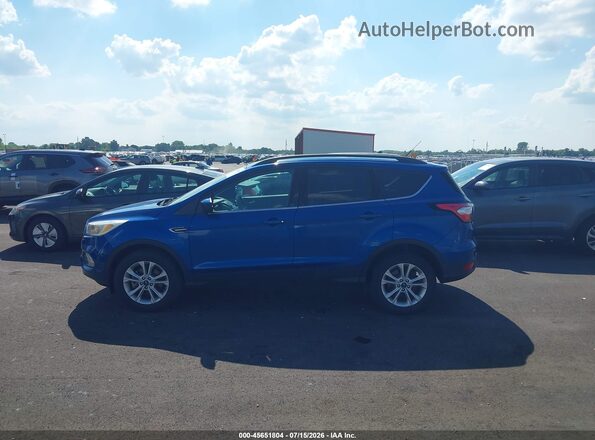 1FMCU9GD1JUD31075 2018 FORD ESCAPE Blue Սալոնի 360 աստիճան տեսք