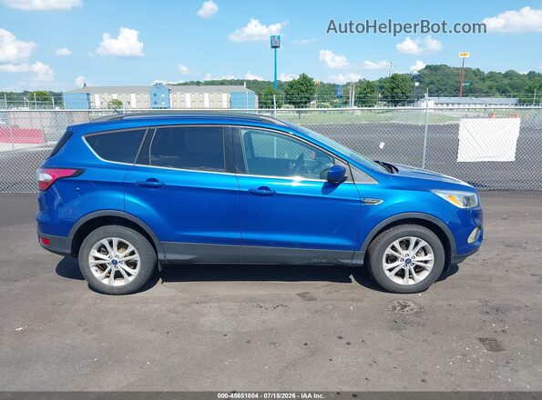 1FMCU9GD1JUD31075 2018 FORD ESCAPE Blue Սալոնի հետևի տեսք