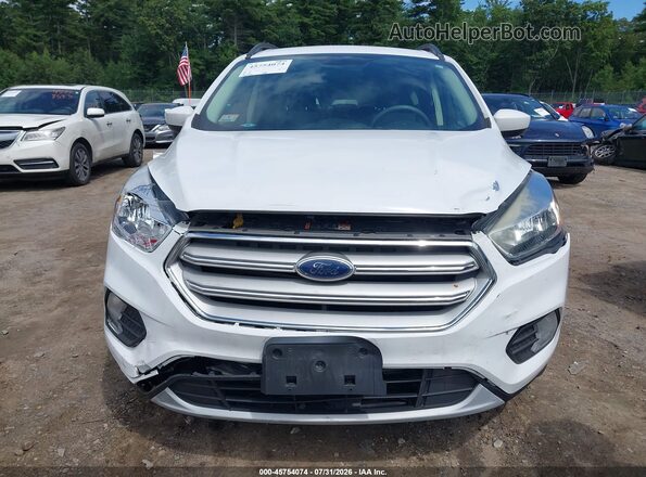 1FMCU9GD1JUD32890 2018 FORD ESCAPE White Vista del cuadro de instrumentos