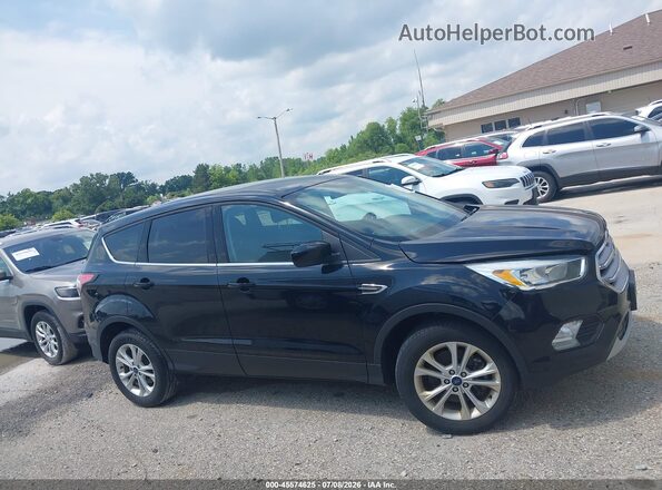 1FMCU9GD2HUA41275 2017 FORD ESCAPE Black Вид щитка приладів