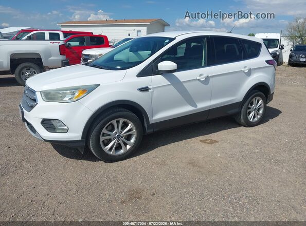1FMCU9GD2HUA41325 2017 FORD ESCAPE White წინა მარცხენა ხედი სამი მეოთხედიდან