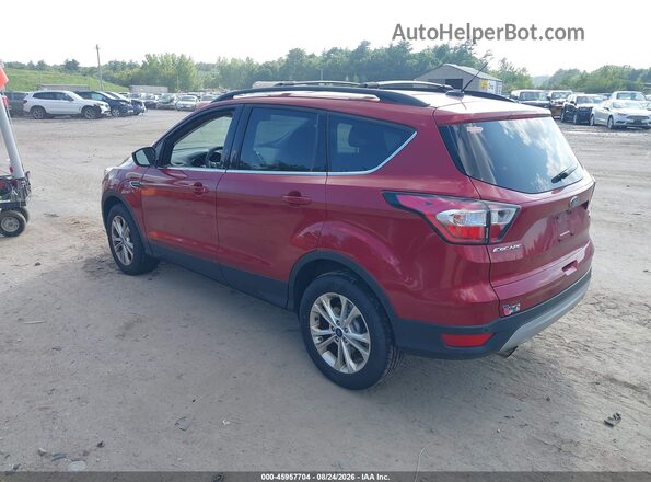 1FMCU9GD2HUA87222 2017 FORD ESCAPE Red Trasero izquierdo
