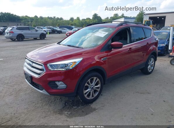 1FMCU9GD2HUA87222 2017 FORD ESCAPE Red Vista tres cuartos delantera izquierda