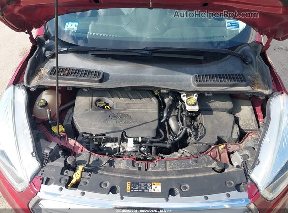 1FMCU9GD2HUA87222 2017 FORD ESCAPE Red Vista trasera
