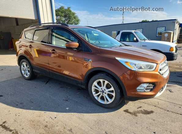 1FMCU9GD2HUC17662 2017 FORD ESCAPE Brown Front right