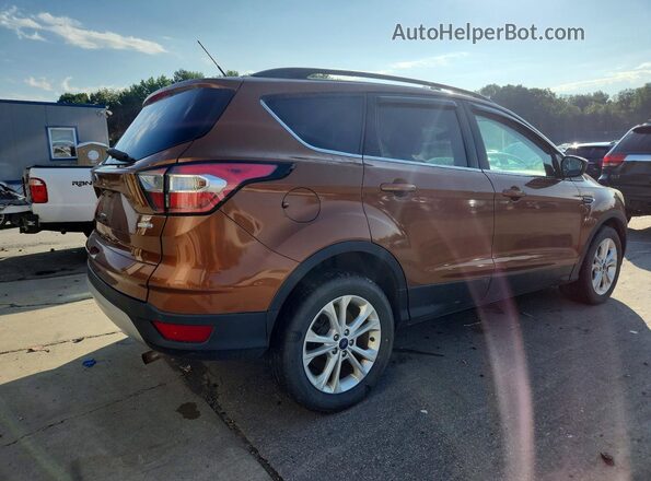 1FMCU9GD2HUC17662 2017 FORD ESCAPE Brown Rear right