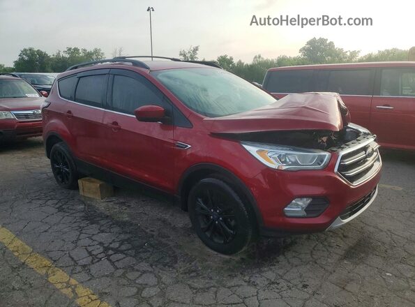 1FMCU9GD2HUC63654 2017 FORD ESCAPE Красный Передняя правая четверть
