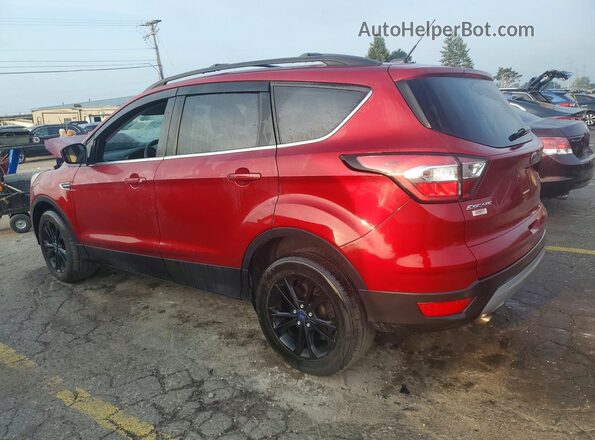 1FMCU9GD2HUC63654 2017 FORD ESCAPE Красный Задняя левая четверть