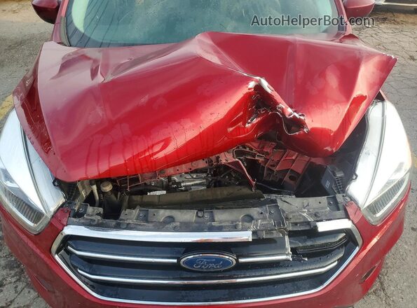 1FMCU9GD2HUC63654 2017 FORD ESCAPE Красный Вид подкапотного пространства