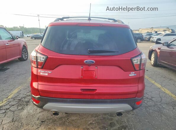 1FMCU9GD2HUC63654 2017 FORD ESCAPE Красный Вид сзади
