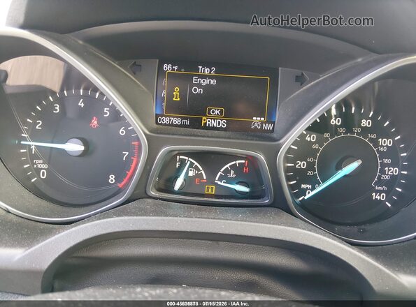 1FMCU9GD2HUE18588 2017 FORD ESCAPE Silver Вид задніх сидінь