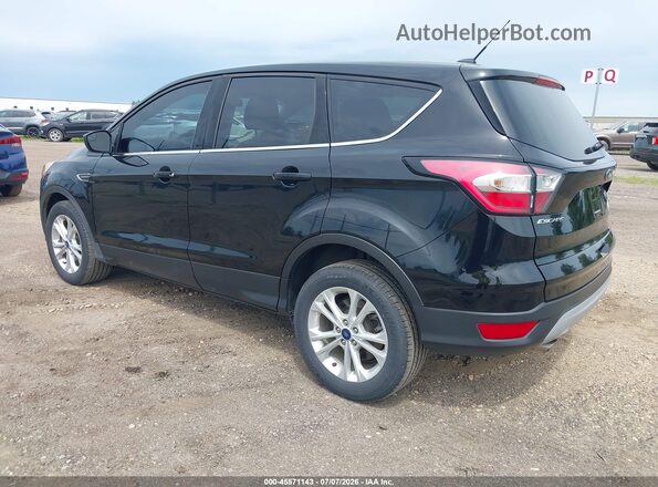1FMCU9GD2HUE50232 2017 FORD ESCAPE Black Trasero izquierdo