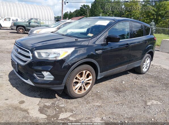 1FMCU9GD2HUE50800 2017 FORD ESCAPE Black Vista tres cuartos delantera izquierda