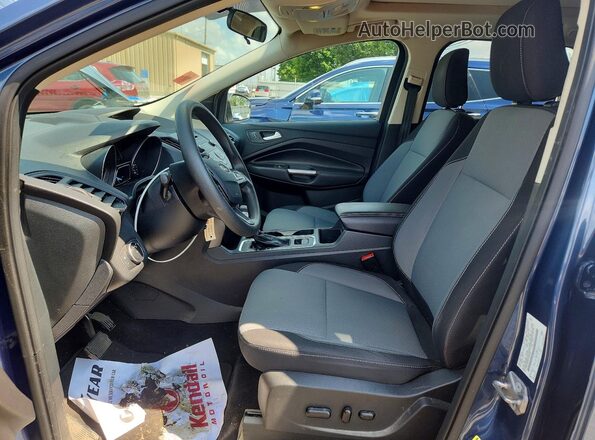 1FMCU9GD2JUA81247 2018 FORD ESCAPE Blue Vista interior delantera