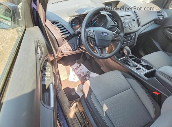 1FMCU9GD2JUA81247 2018 FORD ESCAPE Blue Vista del salpicadero