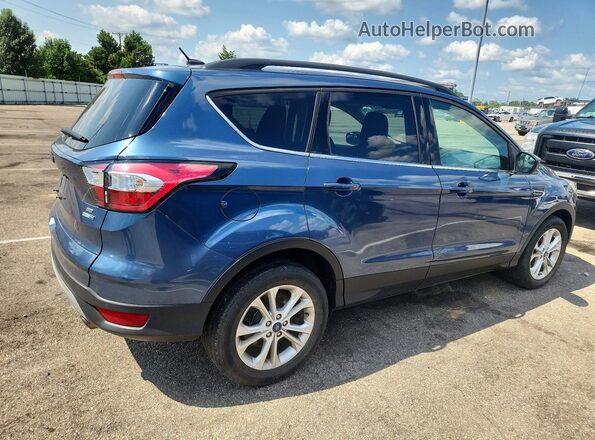 1FMCU9GD2JUA81247 2018 FORD ESCAPE Blue Trasero derecho