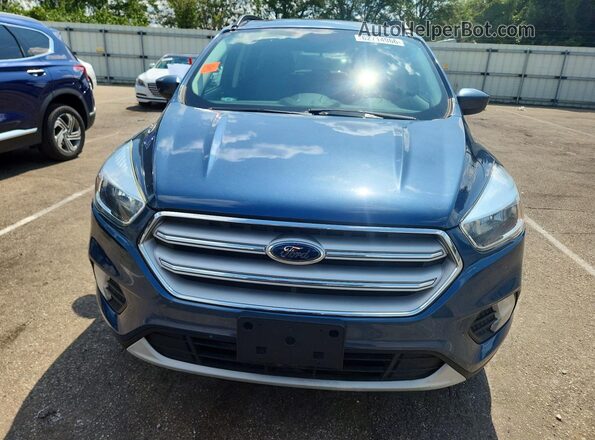 1FMCU9GD2JUA81247 2018 FORD ESCAPE Blue Vista frontal