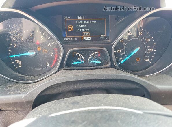 1FMCU9GD2JUB01528 2018 FORD ESCAPE Black ხელსაწყოთა პანელის ხედი