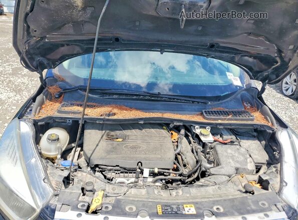 1FMCU9GD2JUB01528 2018 FORD ESCAPE Black ძრავის განყოფილების ხედი