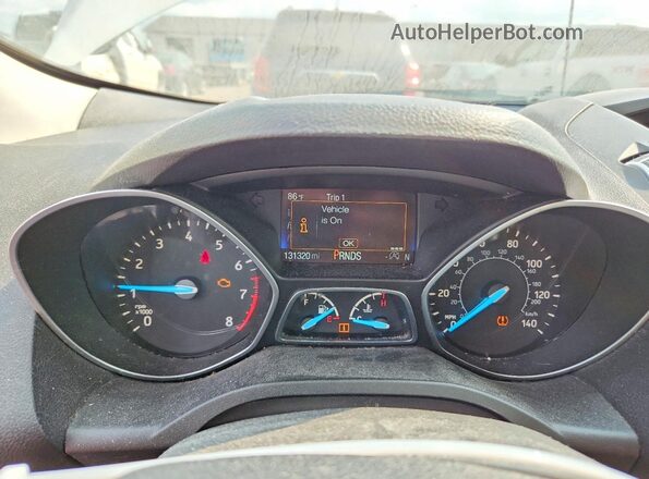 1FMCU9GD2JUB23867 2018 FORD ESCAPE White Instrument cluster view