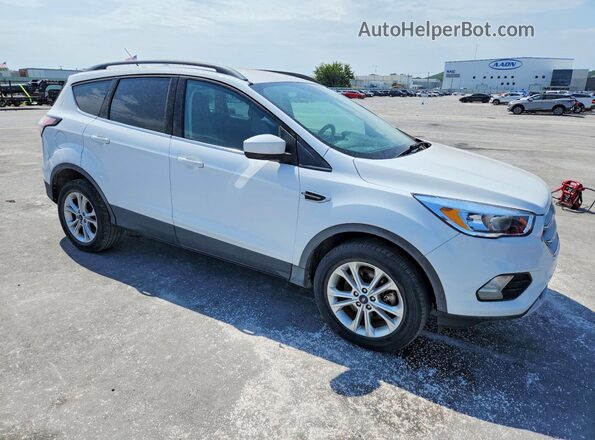 1FMCU9GD2JUB42922 2018 FORD ESCAPE White წინა მარჯვენა