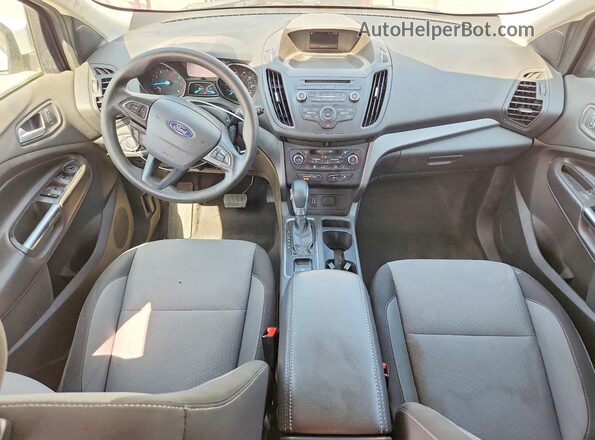 1FMCU9GD2JUB42922 2018 FORD ESCAPE White წინა პანელის ხედი