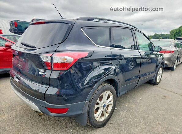 1FMCU9GD2JUC38341 2018 FORD ESCAPE Black უკანა მარჯვენა