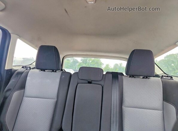 1FMCU9GD2JUC38341 2018 FORD ESCAPE Black უკანა სავარძლების ხედი