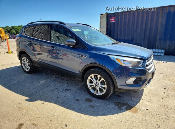 1FMCU9GD2JUC58704 2018 FORD ESCAPE Blue Delantero derecho