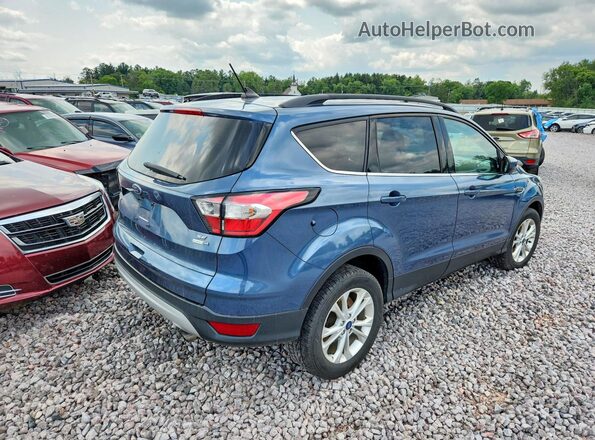 1FMCU9GD2JUC58704 2018 FORD ESCAPE Blue Trasero derecho