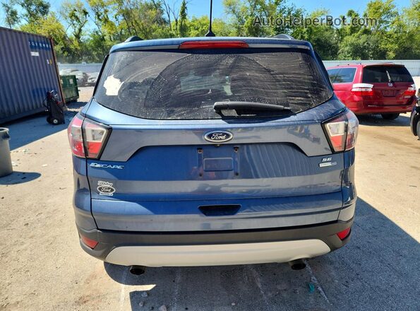 1FMCU9GD2JUC58704 2018 FORD ESCAPE Blue Vista trasera