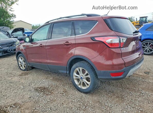 1FMCU9GD2JUC84395 2018 FORD ESCAPE Red უკანა მარცხენა