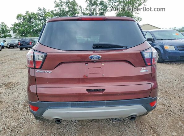 1FMCU9GD2JUC84395 2018 FORD ESCAPE Red უკანა ხედი
