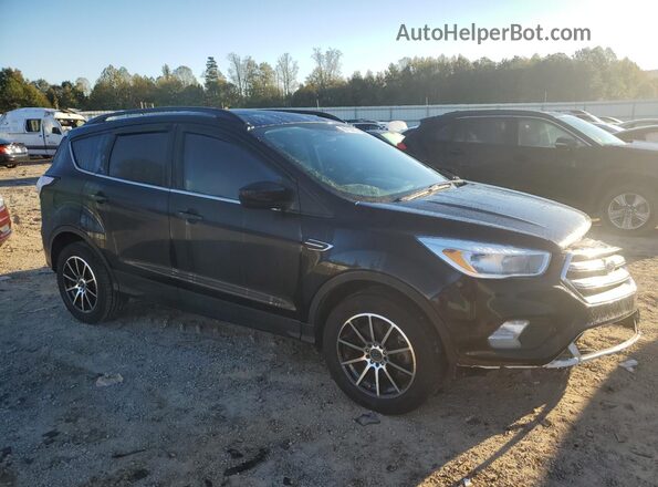 1FMCU9GD2JUC90214 2018 FORD ESCAPE Black უკანა სავარძლების ხედი