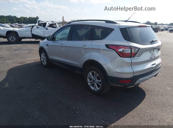 1FMCU9GD2JUD08596 2018 FORD ESCAPE Silver Tył lewy
