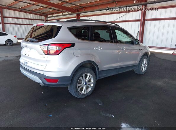 1FMCU9GD2JUD08663 2018 FORD ESCAPE Silver Задня права чверть