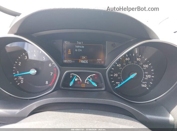 1FMCU9GD2JUD08825 2018 FORD ESCAPE Silver უკანა სავარძლების ხედი