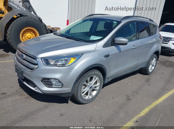 1FMCU9GD2JUD08906 2018 FORD ESCAPE Gray Передня ліва чверть