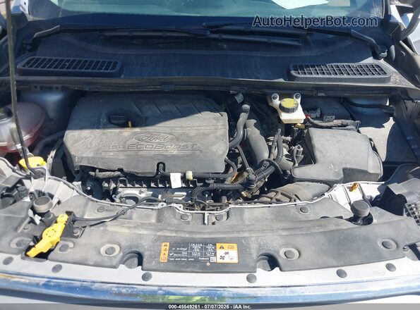 1FMCU9GD2JUD08906 2018 FORD ESCAPE Gray Вид ззаду