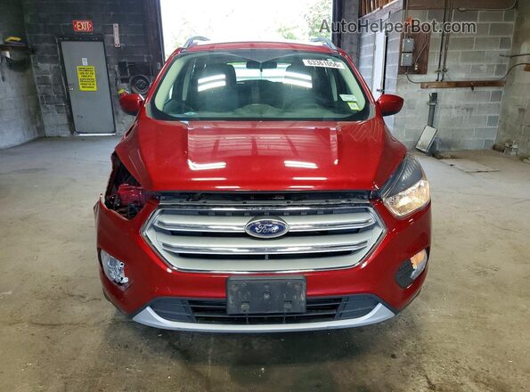 1FMCU9GD2JUD16634 2018 FORD ESCAPE Темно-бордовый Вид спереди
