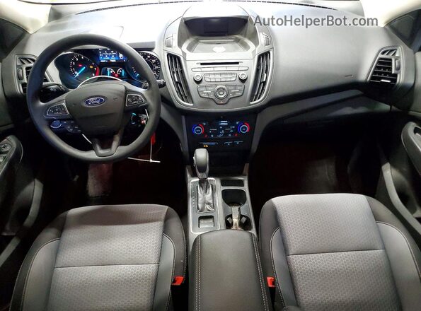 1FMCU9GD2JUD16634 2018 FORD ESCAPE Темно-бордовый Вид панели приборов