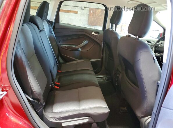 1FMCU9GD2JUD16634 2018 FORD ESCAPE Темно-бордовый Вид задней части салона