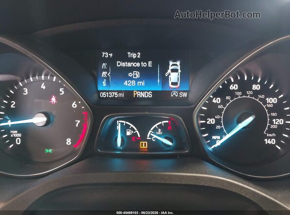 1FMCU9GD2JUD31182 2018 FORD ESCAPE Blue Вид задніх сидінь