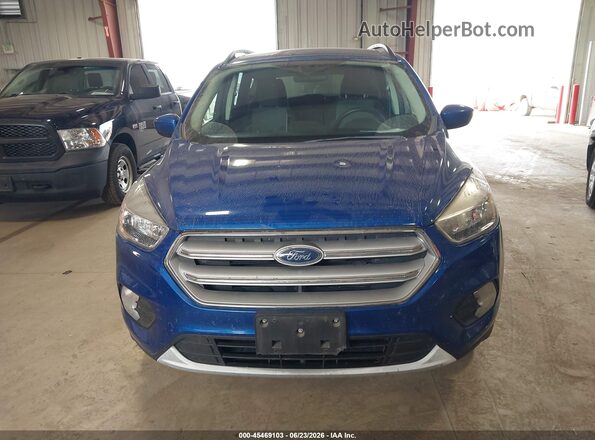 1FMCU9GD2JUD31182 2018 FORD ESCAPE Blue Вид задньої частини салону
