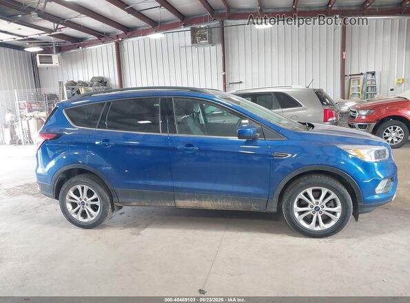 1FMCU9GD2JUD31182 2018 FORD ESCAPE Blue Панорамний вид салону 360°